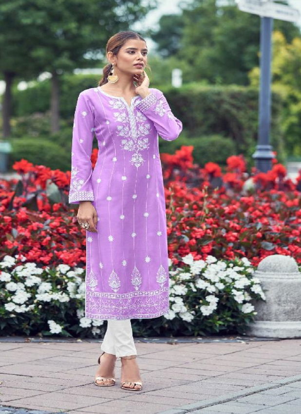 Rooh 2 Fancy Ethnic Wear Rayon Designer Kurtis With Bottom Collection